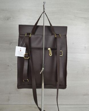 Молодежный сумка-рюкзак шоколадногоо цвета (Арт. 44205) | 1 шт.