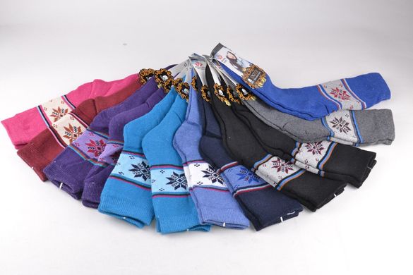 Жіночі Термо шкарпетки бавовна МАХРА (Aрт. PT2853) | 12 пар