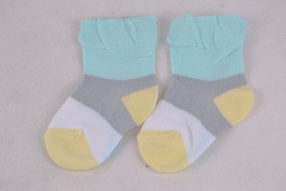 Детские носочки "Малыш" ХЛОПОК 0-12 м. (Арт. CA201-2/0-12) | 12 пар