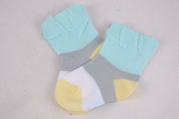 Дитячі шкарпетки "Малюк" ХЛОПОК 0-12 м. (Арт. CA201-2/0-12) | 12 пар