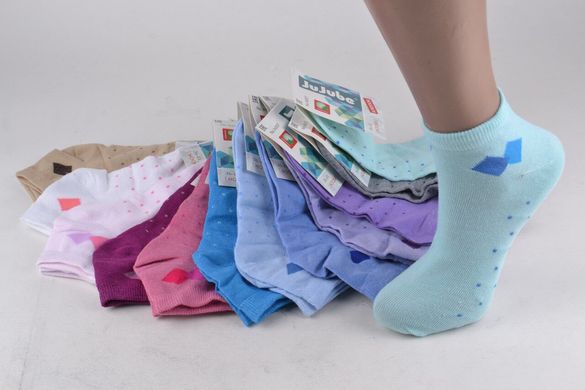 Шкарпетки жіночі занижені "БАМБУК" (A007-3) | 12 пар