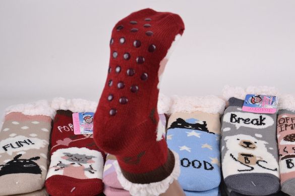 Детские носки на МЕХУ с тормозами (Арт. HD6017) | 12 пар