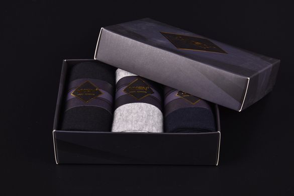 Шкарпетки чоловічі "NICEN" в подарунковій упаковці (Арт. F543) | 1 компл.
