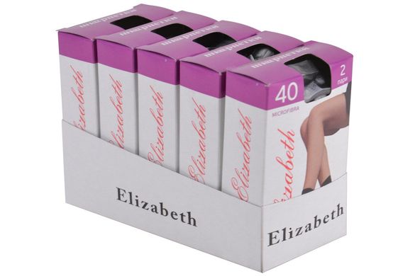 Шкарпетки Elizabeth 40 den microfibre Nero (00108 / Nero / 200) | 200 пар