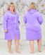 Жіночий халат на блискавці Батал (Арт. KL384/B/Purple)
