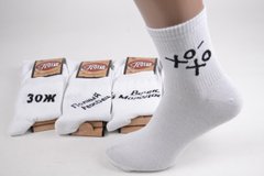 Шкарпетки чоловічі з написом ХЛОПОК (Арт. PT271/1) | 12 пар