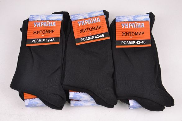 Шкарпетки чоловічі "Житомир" ХЛОПОК (Арт. Y003/B) | 12 пар