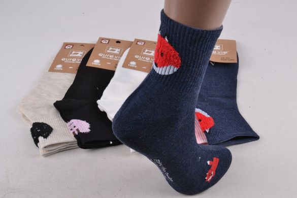 Жіночі шкарпетки з малюнком "Cotton" (Арт. NZP1069/35-38) | 5 пар