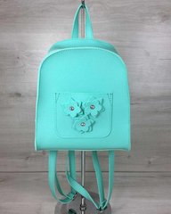 Молодежный рюкзак Цветы мятного цвета (Арт. 44312) | 1 шт.