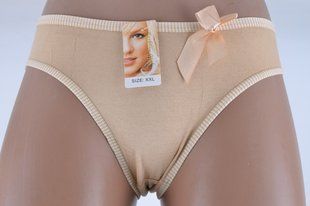 Трусики жіночі "Fashion" Х/Б (VS866/Beige) | 6 шт.