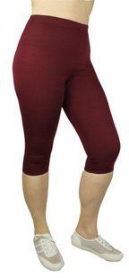 Бриджи женские Вискоза Батал Burgundy (Арт. AT304-3/B) | 3 шт.
