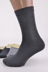 Мужские носки однотонные (F501-1) | 12 пар