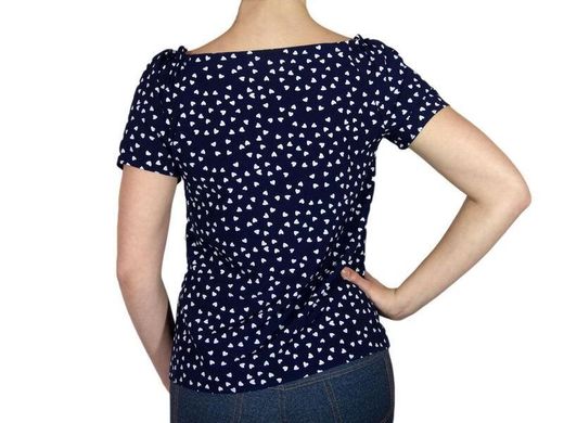 Жіноча блузка з коротким рукавом і складанням (AT512/1) | 3 шт.