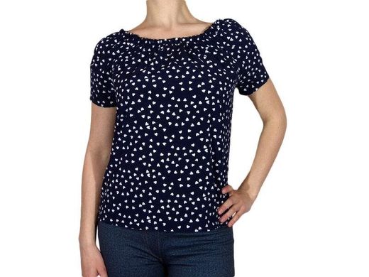 Жіноча блузка з коротким рукавом і складанням (AT512/1) | 3 шт.