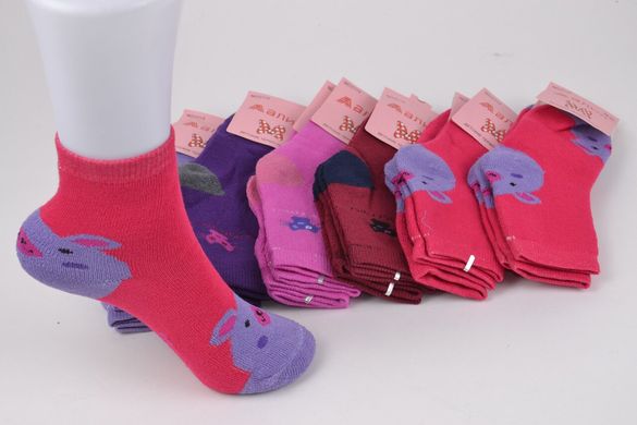 Шкарпетки дитячі на дівчинку "Алія" Махра бавовна (Арт. ALC113/26-31) | 12 пар