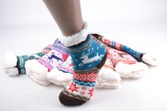 Дитячі шкарпетки на хутрі з гальмами (Арт. HD6008) | 12 пар