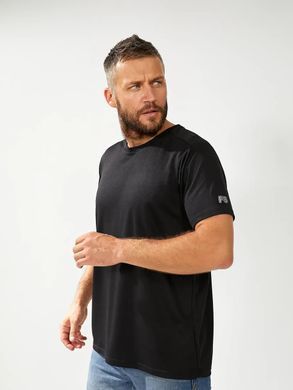Футболка мужская однотонная CoolMax (Арт. SK1001/Black/3XL) | 1 шт.