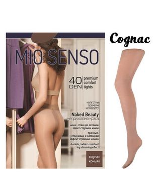 Колготки Mio Senso "Naked Beauty 40 den" cognac, size 2 (3141) | 5 штук.