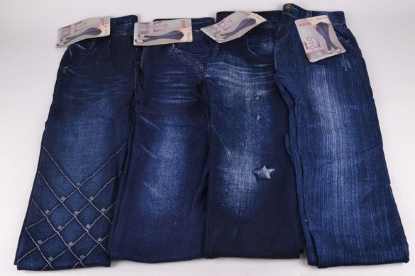 Жіночі лосини під джинс безшовні (Арт. AB2-2016) | 12 пар
