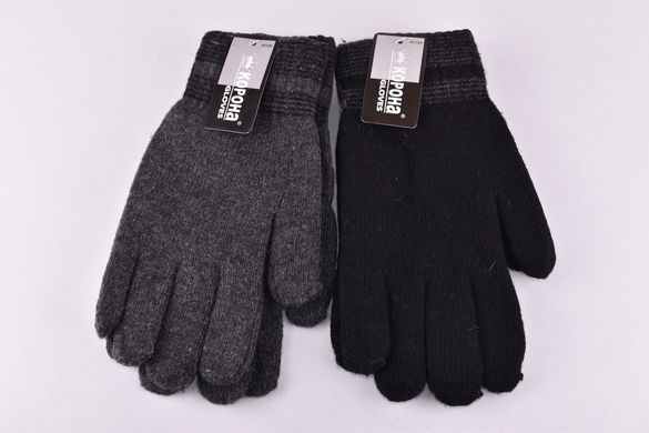 Перчатки Мужские шерстяные "КОРОНА" (Арт. LKH8117) | 12 пар