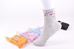 Шкарпетки жіночі з малюнком ХЛОПОК (Арт. HB2311-7) | 10 пар