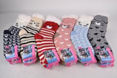 Жіночі шкарпетки на хутрі з гальмами (Арт. HD2017) | 12 пар