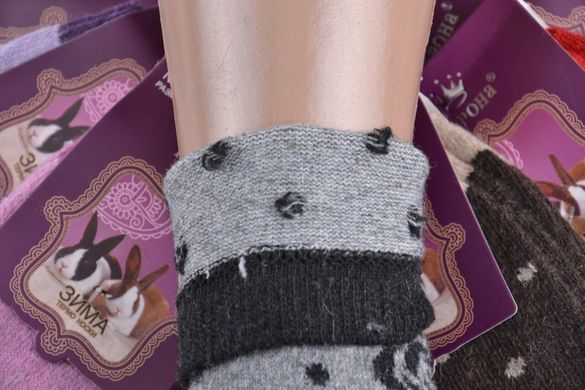 Жіночі шкарпетки "КОРОНА" Шерсть Ангора (Арт. LKB2352-3) | 12 пар