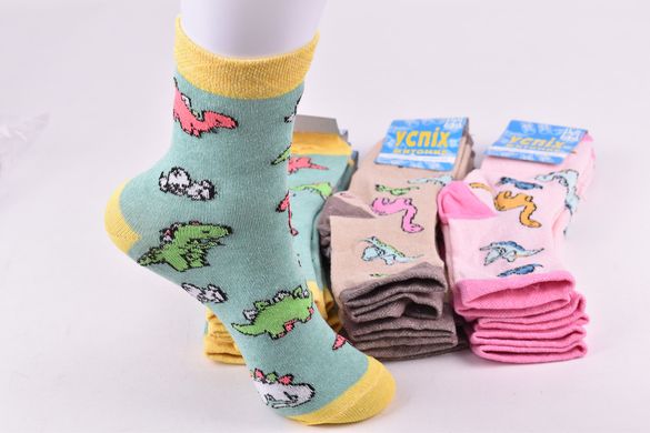Шкарпетки дитячі на дівчинку "Житомир" бавовна (Арт.OAM426/20-22) | 12 пар