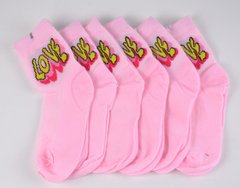 Дитячі шкарпетки на дівчинку "Love" Лілія р.23-26 (D376/23-26) | 12 пар