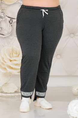 Спортивные штаны женские Батал (Арт. KL339/B/Graphite)