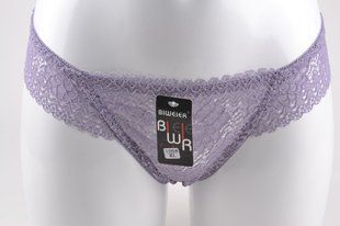 Трусики-стринги женские "Кружево" (Арт. VS105/Lilac) | 6 шт.