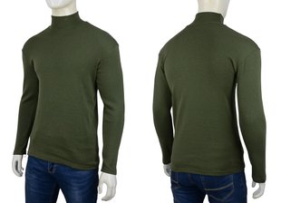 Гольф мужской на флисе однотонный (Арт. TD 1049/Green) | 6 шт.