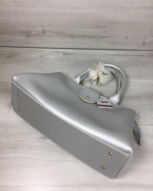 Молодіжна сумка "Альба" срібного кольору (Арт. 54808) | 1 шт.