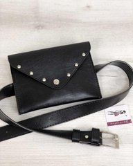Женская сумка на пояс черного цвета (Арт. 99104) | 1 шт.