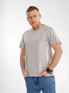 Футболка мужская однотонная (Арт. SK004/Beige/3XL) | 1 шт.