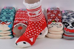 Жіночі шкарпетки на хутрі з гальмами (Арт. HD2011) | 12 пар