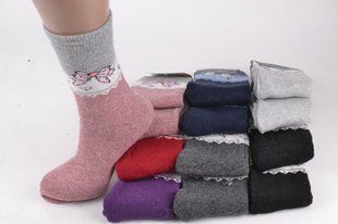 Женские носки "КОРОНА" Шерсть Ангора (Арт. LKB2513-1) | 12 пар