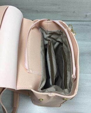 Молодежный сумка-рюкзак Сердце пудрового цвета (Арт. 44610) | 1 шт.