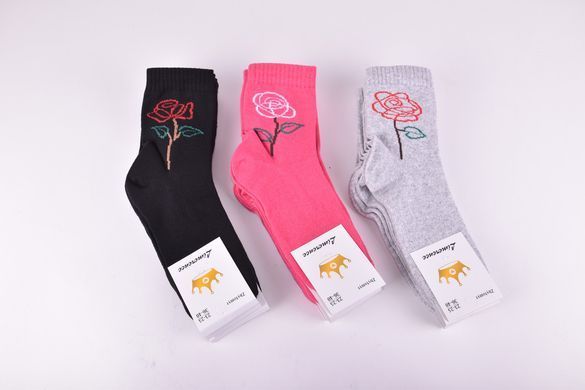 Шкарпетки жіночі з малюнком "ЖИТОМИР" COTTON (Арт. AK905) | 12 пар