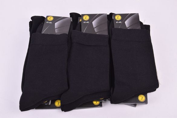 Шкарпетки чоловічі однотонні COTTON (Арт. LC19-66) | 12 пар