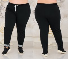 Спортивные штаны женские Батал (Арт. KL339/B/Black)