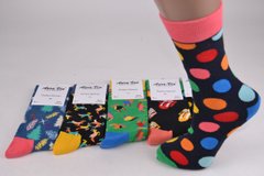 Жіночі шкарпетки з малюнком "Cotton" (Арт. NC5625/35-38) | 5 пар