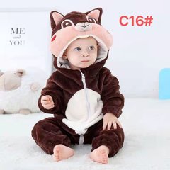 Кигуруми пижама 3D для малышей (Арт. C16) | 6 шт.