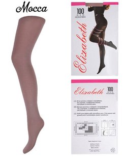 Колготки Elizabeth 100 den microfibre Mocca р.2 (00124) | 5 шт.