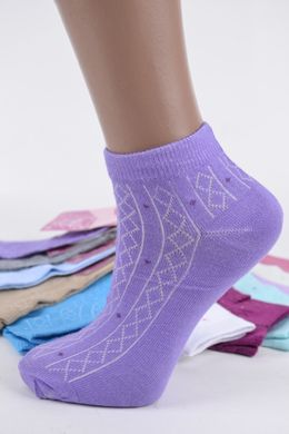 Шкарпетки жіночі занижені "БАМБУК" (A006-9) | 12 пар