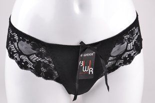 Трусики стринги женские Кружево (Арт. VS1415/Black) | 12 шт.