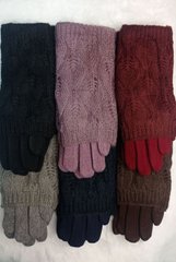 Перчатки женские "пальто / вязка на плюше" Сенсор (Арт. GNC5) | 12 шт.