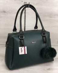 Женская сумка Агата зеленого цвета (Арт. 55908) | 1 шт.