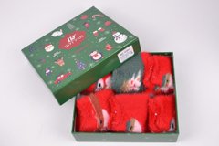 Носки детские шерстяные "Merry Christmas" в подарочной упаковке (Aрт. C383/0-3) | 6 пар