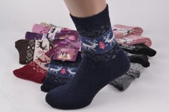Жіночі Термо шкарпетки "КОРОНА" Вовна Ангора (Арт. LKB2352-1) | 12 пар